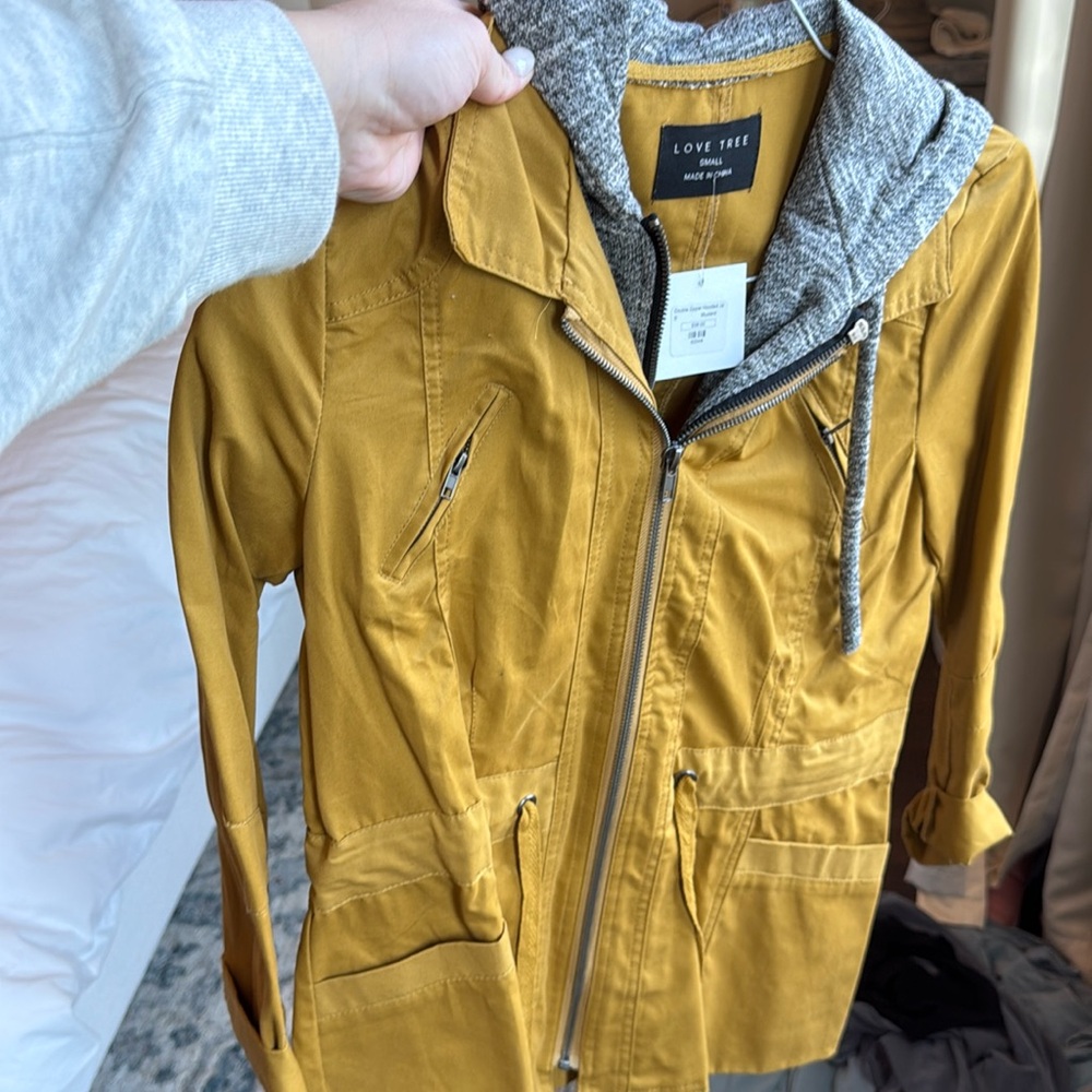 Mustard Zipper Jacket